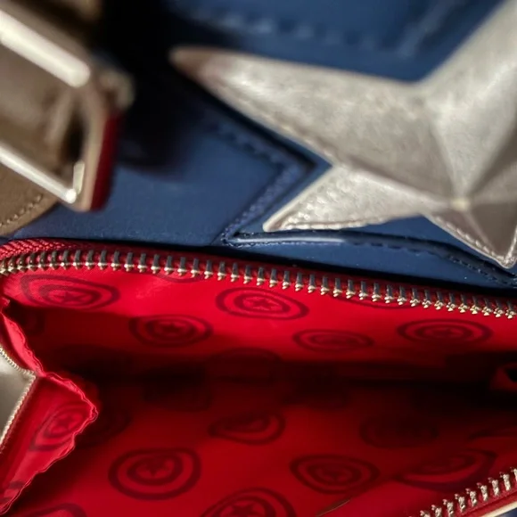 Loungefly Captain America Mini Backpack - Picture 5 of 5
